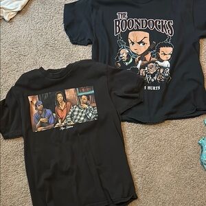 Black Graphic Kids T-Shirt